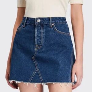 Eva Frayed Denim Skirt